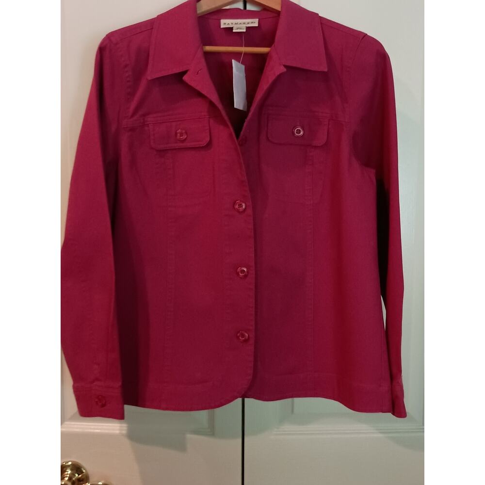 Haymaker Women's Rasberry Button-Front Jacket - Picture 8 of 16